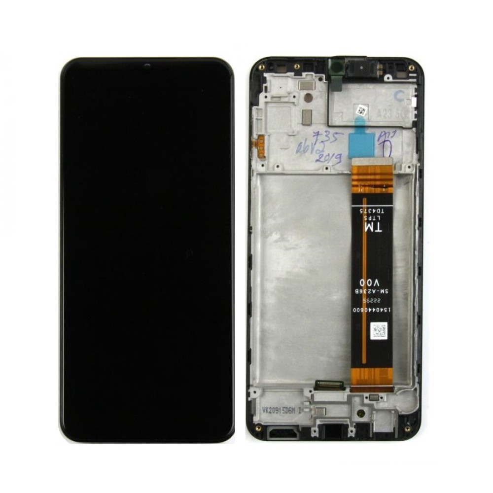 Samsung Galaxy A23 5G (SM-A236B) Display Complete + Frame (GH82-29734A/GH82-29735A) - Black