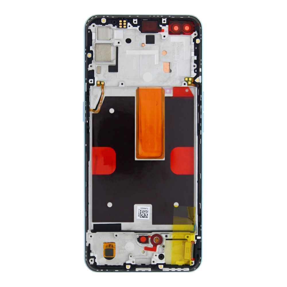 Oppo Reno 4 5G (CPH2091) Display Complete + Frame (4904704) - Galactic Blue