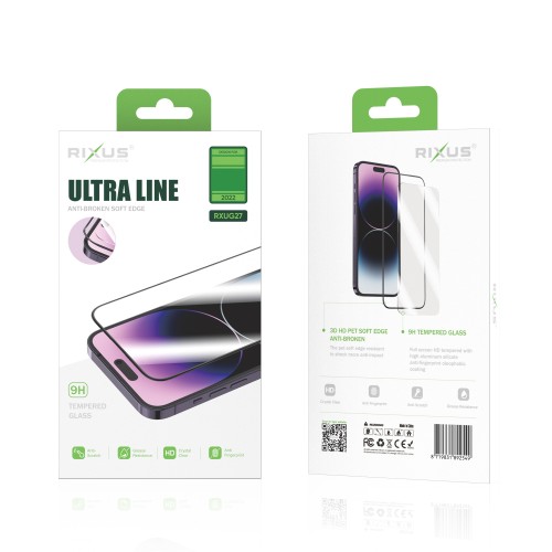 Rixus Ultra Line Tempered Glass For iPhone 15