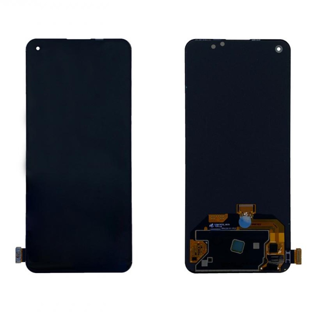 Oppo Find X3 Lite 5G, Reno5 5G, OnePlus Nord 2 5G Display And Digitizer Without Frame Black Soft-OLED