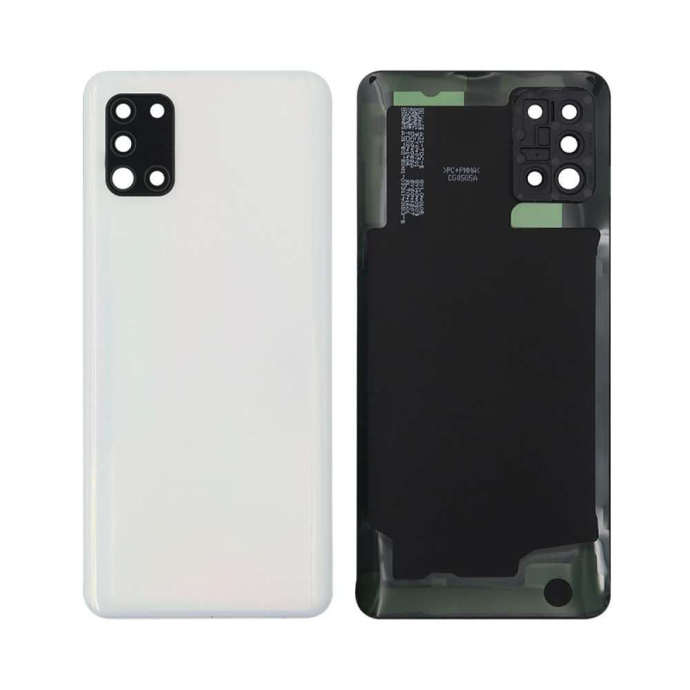 Samsung Galaxy A31 A315F Back Cover Prism Crush White With Lens OEM