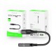 Rixus RXMU36L Lightning to 3.5mm Audio Adapter Female 10CM Black