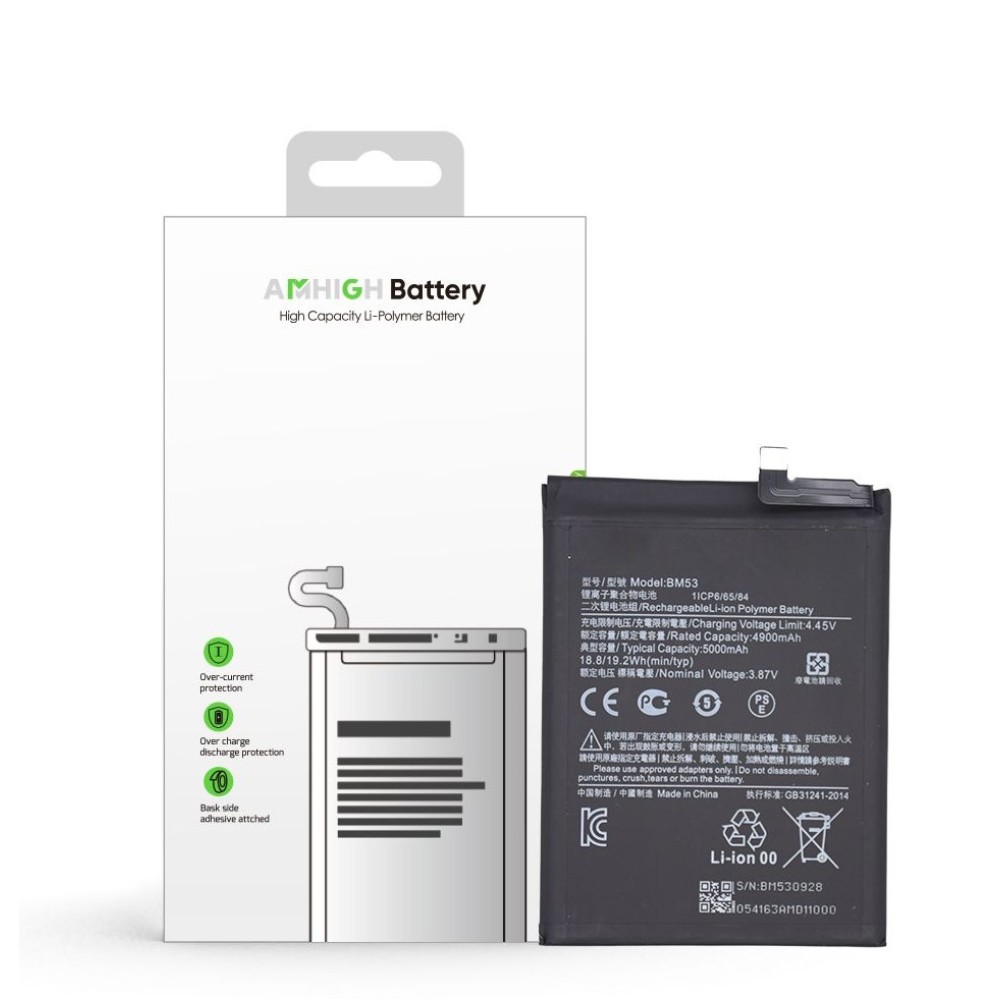 Xiaomi Mi 10T / Mi 10T Pro (2020) Battery - 5000mAh (AMHigh Premium)
