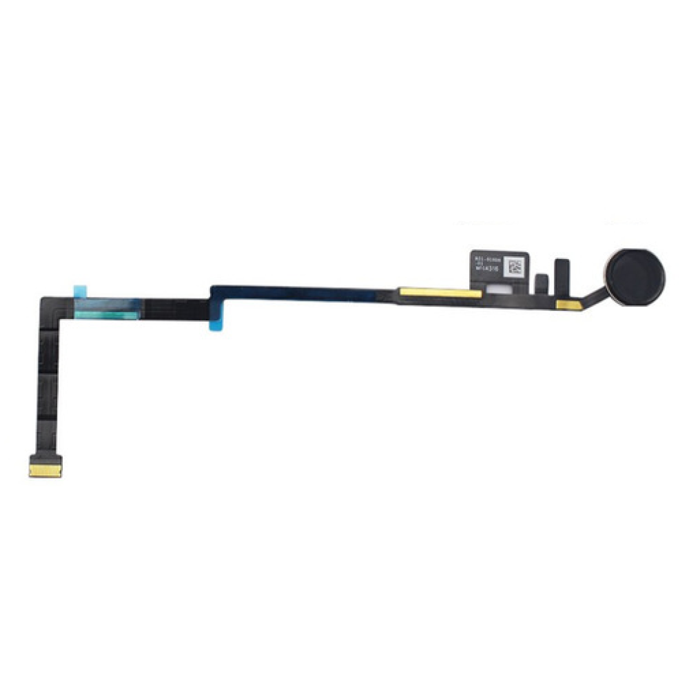 For iPad 5 (2017) 9.7, iPad 6 (2018) 9.7 Home Button Flex Black