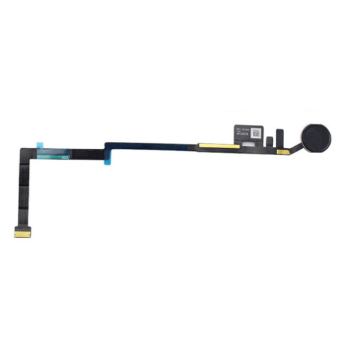 For iPad 5 (2017) 9.7, iPad 6 (2018) 9.7 Home Button Flex Black