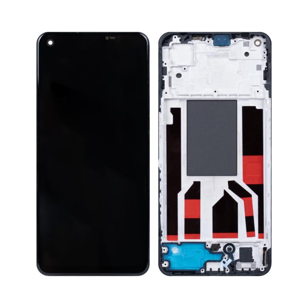 Oppo Reno 8 5G (CPH2359) Display and Digitizer With Frame Shimmer Black Full OEM