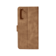 Rixus Bookcase For Samsung Galaxy S24 FE S721B Light Brown