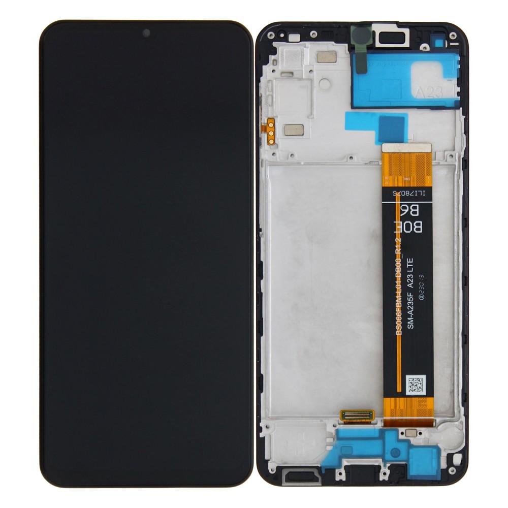 Samsung Galaxy A23 4G A235F Display And Digitizer With Frame Black Full OEM