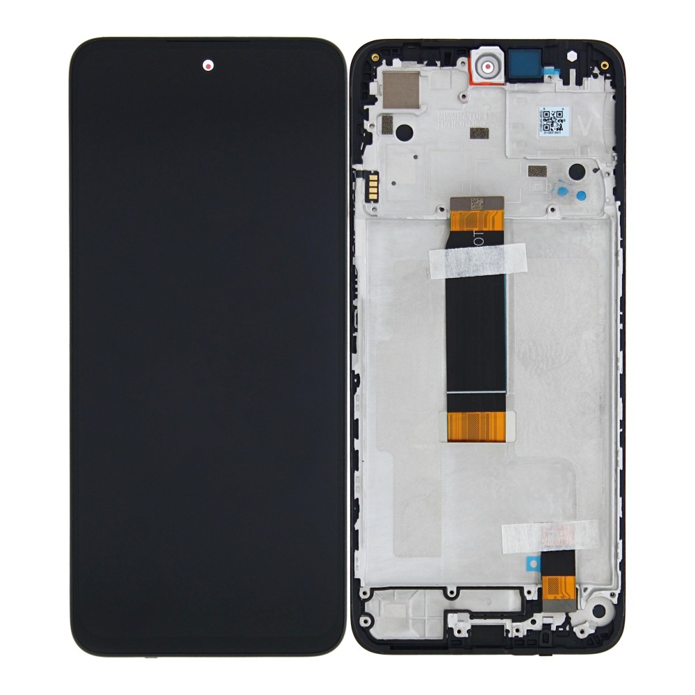 Xiaomi Redmi 12 4G, 12 5G Display And Digitizer With Frame (560002M19A00, 5600050M1900) Black Original
