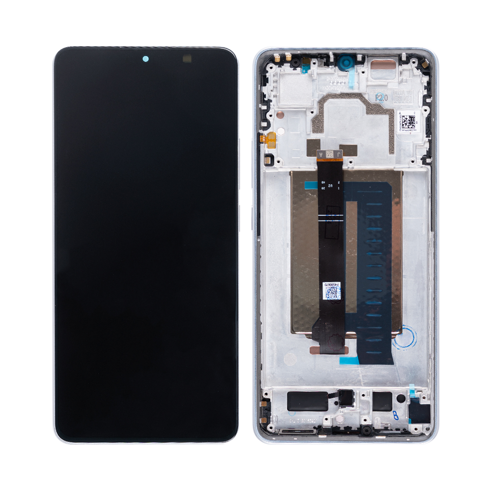 Oppo Find X6 Pro (PGEM10, PGEM110) Display And Digitizer With Frame Silver OEM