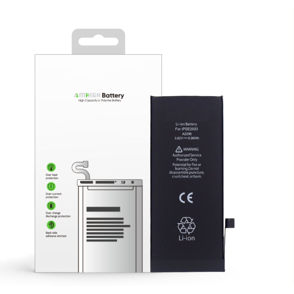 For iPhone SE (2020) Battery (AMHigh Premium)