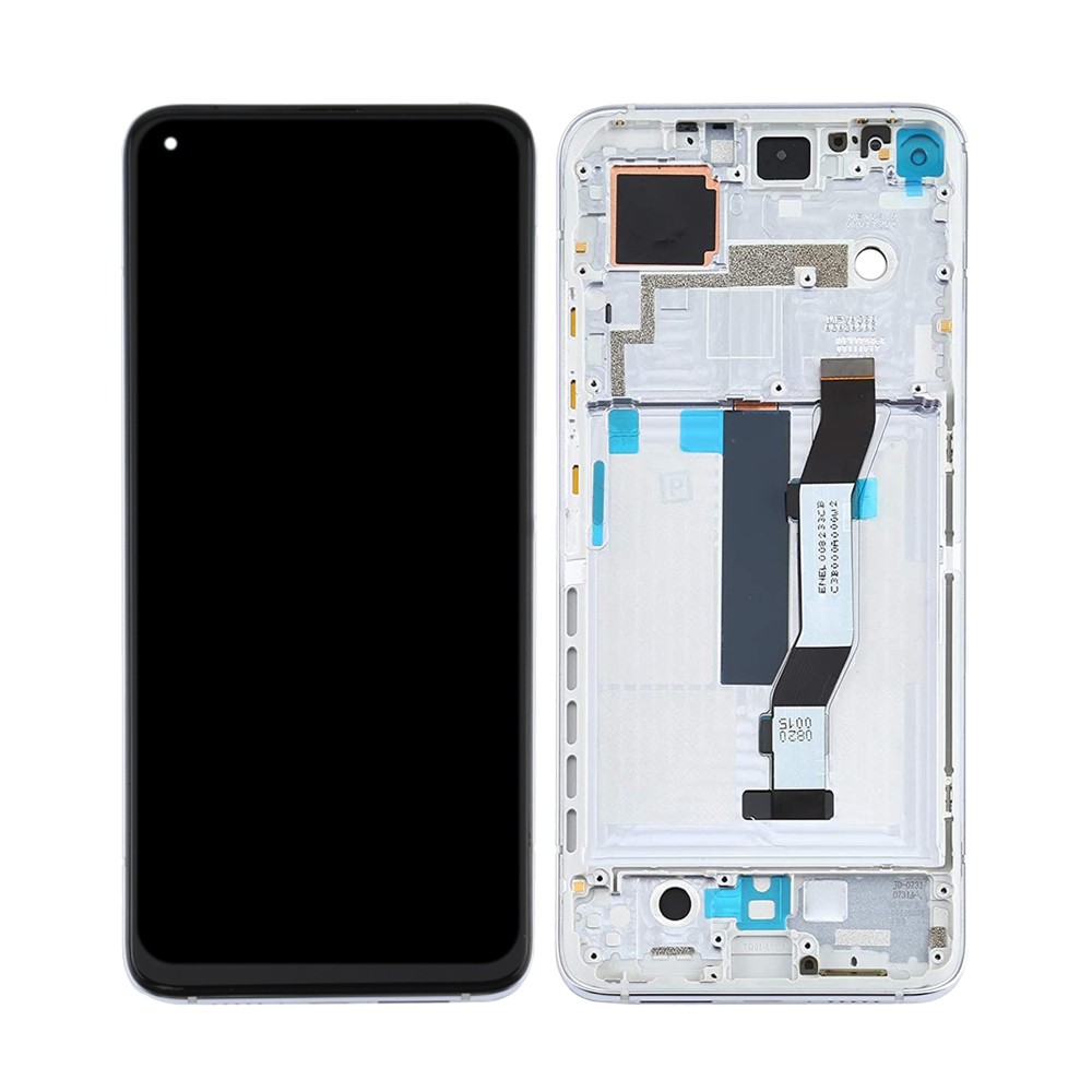 Xiaomi Mi 10T 5G, Mi 10T Pro 5G Display And Digitizer With Frame Lunar Silver OEM