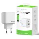 Rixus RXHC67 65W GaN Multi Port Power Adapter White