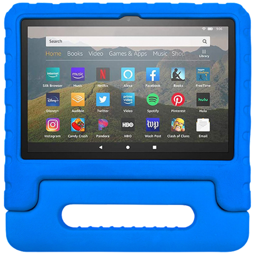 Rixus RXTC06 Tablet Kids Case For iPad Pro 11 (2022, 2021, 2020, 2018), Air 4 (2020), Air 5 (2022) 10.9'' Blue