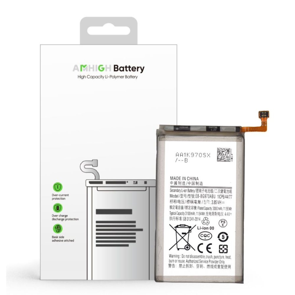 Samsung Galaxy S10E (SM-G970F) Battery EB-BG970ABU - 3100mAh (AMHigh Premium)