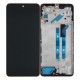 Xiaomi Redmi Note 12 Pro 4G Display And Digitizer With Frame Black Service Pack