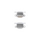For iPhone 15 Pro, 15 Pro Max System Connector Port White Titanium