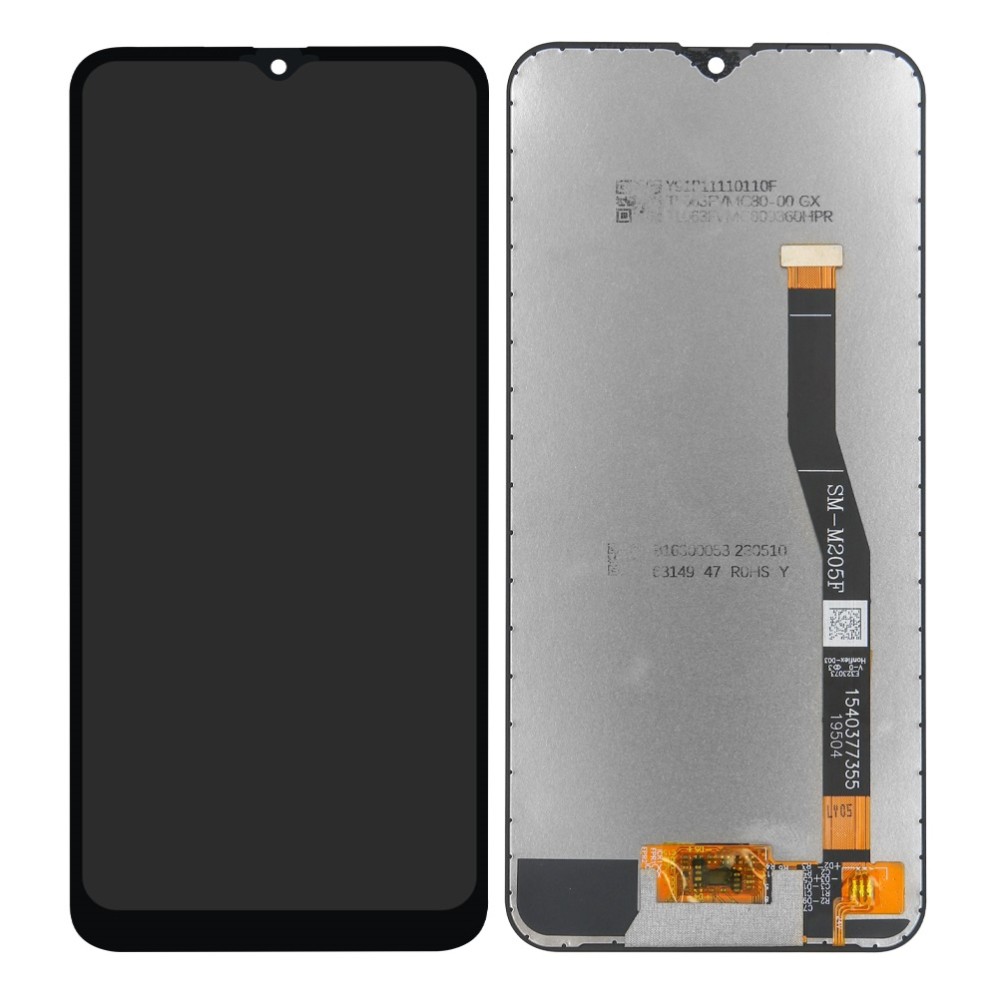 Samsung Galaxy M20 M205F Display And Digitizer Without Frame Black Soft-OLED