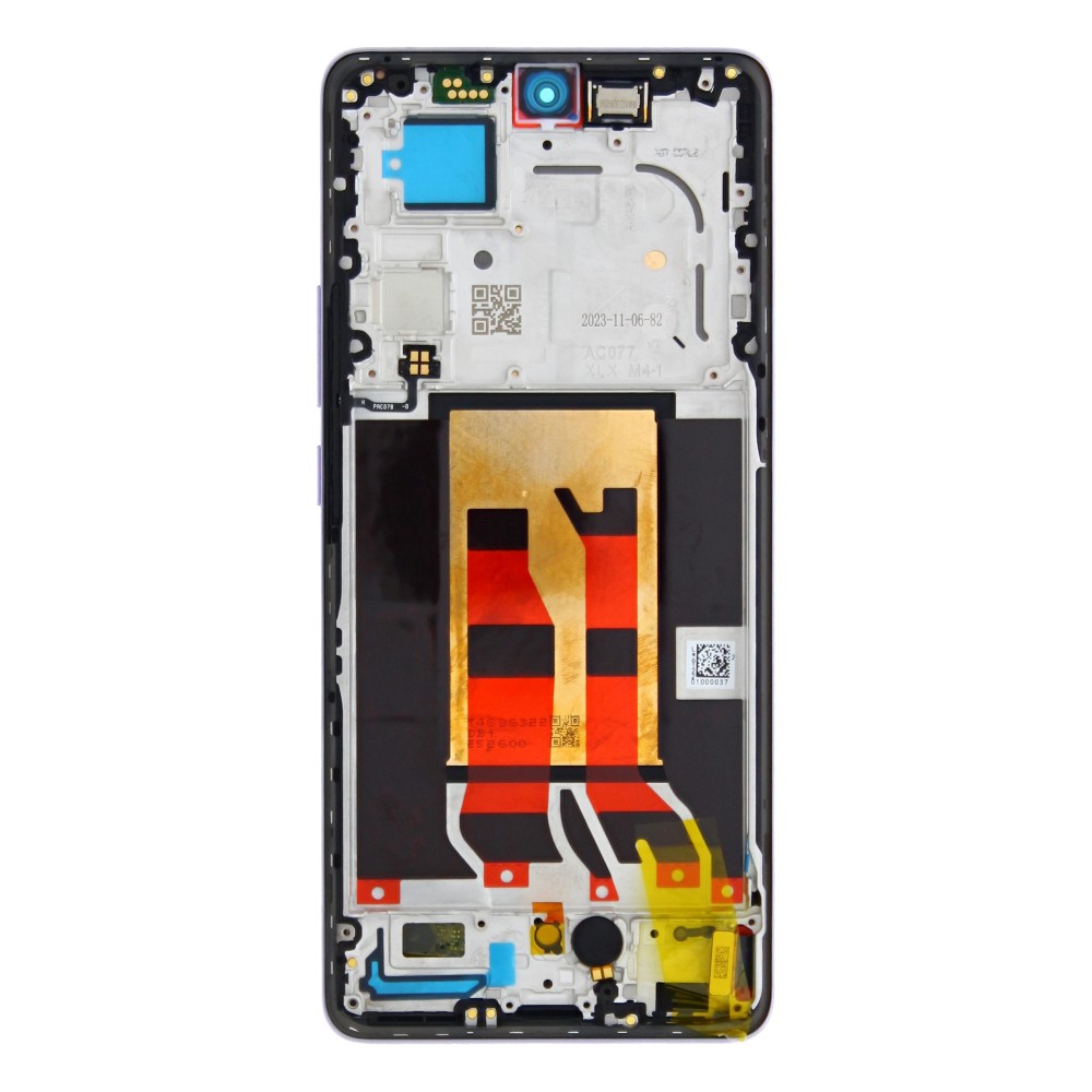 Oppo Reno 10 Pro 5G (CPH2525) Display And Digitizer With Frame Glossy Purple Service Pack