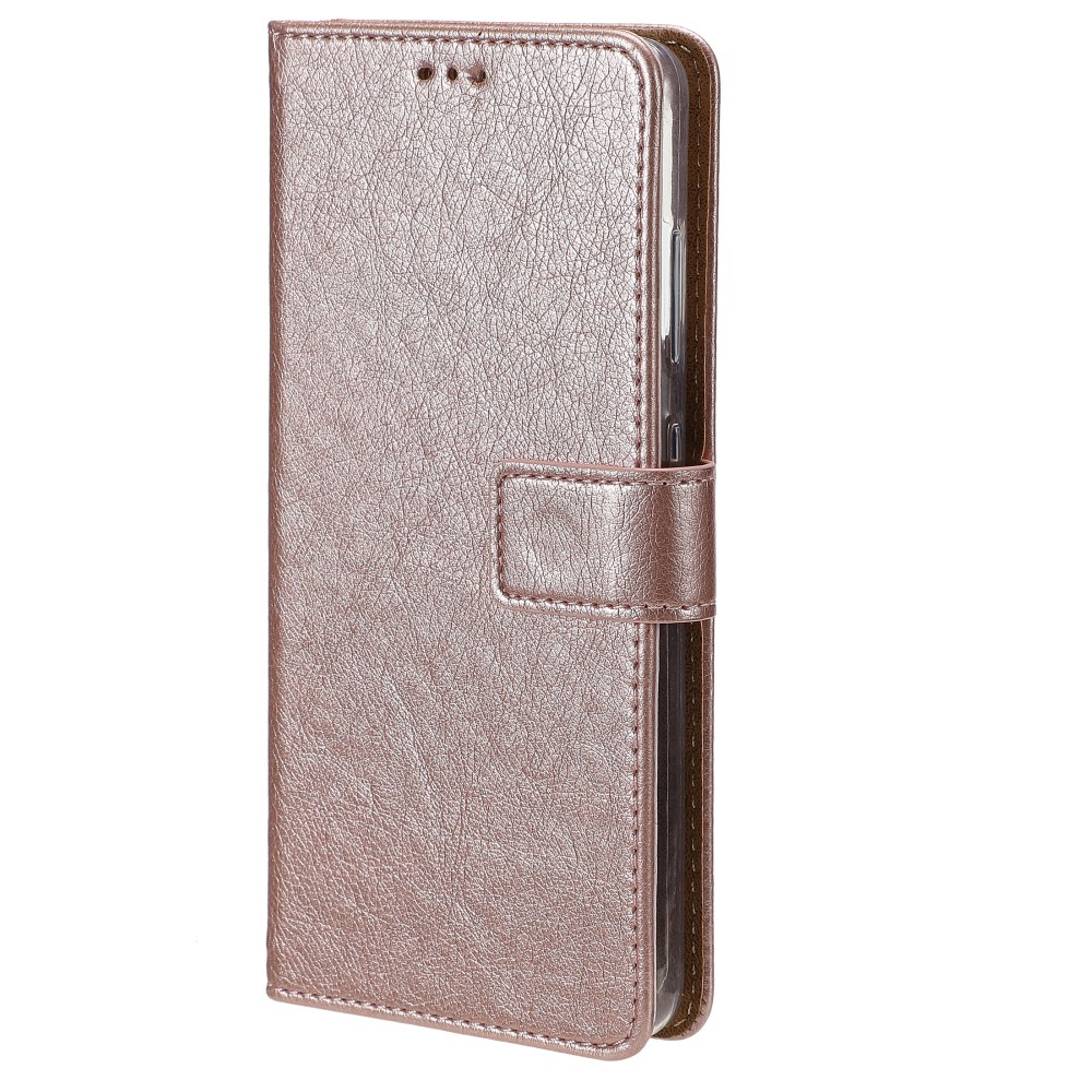 Rixus Bookcase For iPhone 13 Pro Light Pink