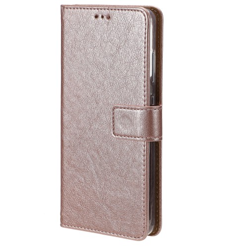 Rixus Bookcase For iPhone 13 Pro Light Pink