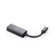 Rixus RXEA01 Type-C To 1000Mbps Card RJ45 Gigabit Drive-free Grey