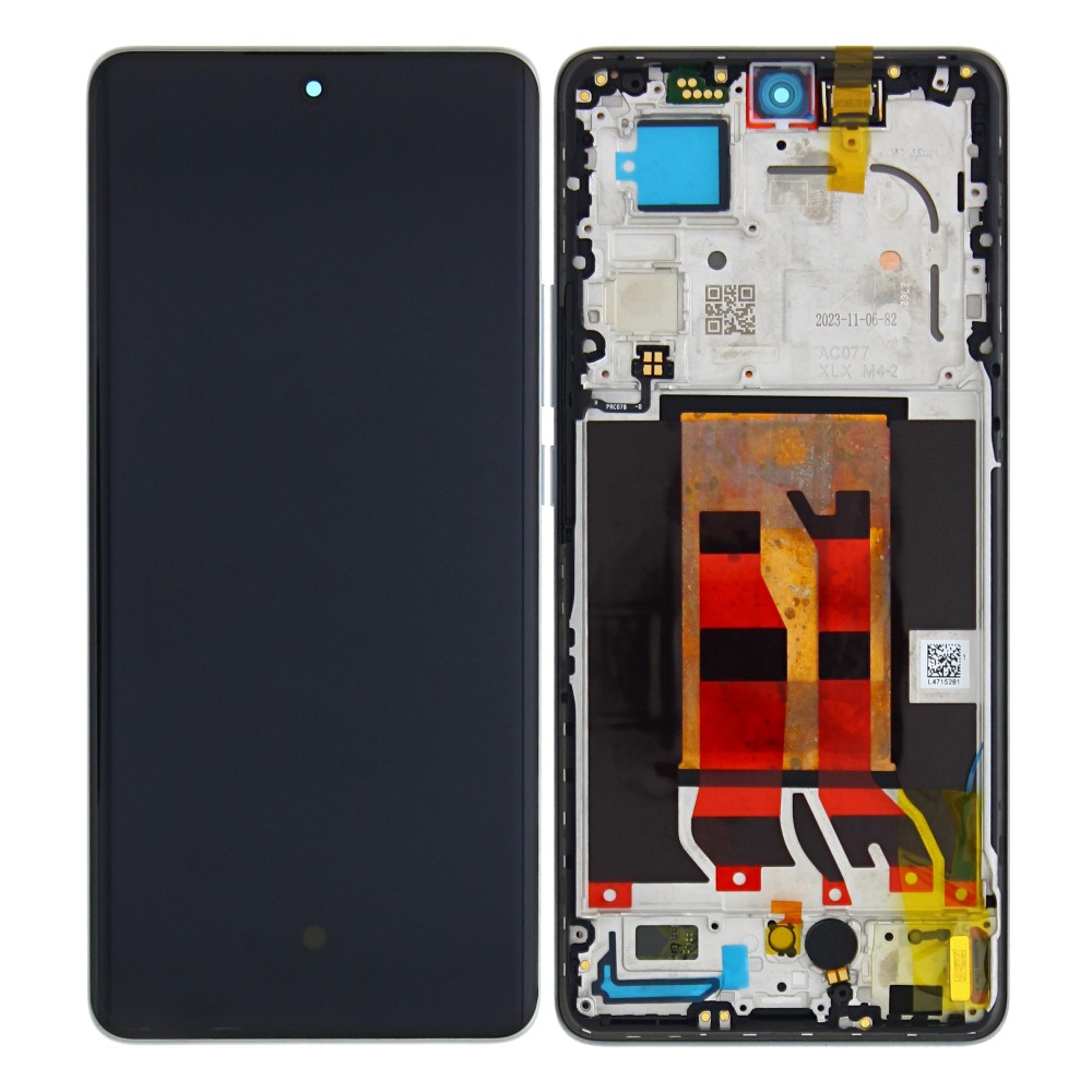 Oppo Reno 10 Pro 5G (CPH2525) Display And Digitizer With Frame Silvery Grey Service Pack