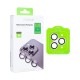Rixus Metal Shield Camera Tempered Glass For iPhone 12 Pro Silver