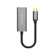 Rixus RXEA01 Type-C To 1000Mbps Card RJ45 Gigabit Drive-free Grey
