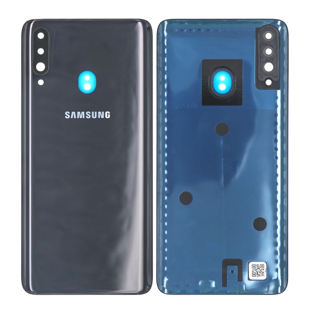 Samsung Galaxy A20s A207F Back Cover Black With Lens OEM