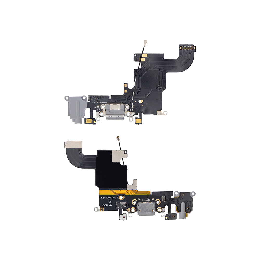 For iPhone 6 System Charging Flex Black Pulled