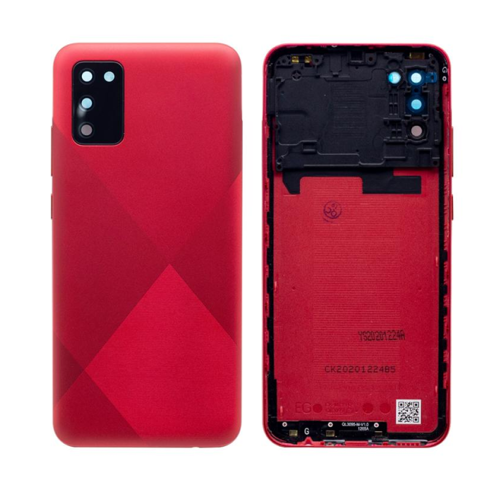 Samsung Galaxy A02s A025F Back Cover Red With Lens OEM