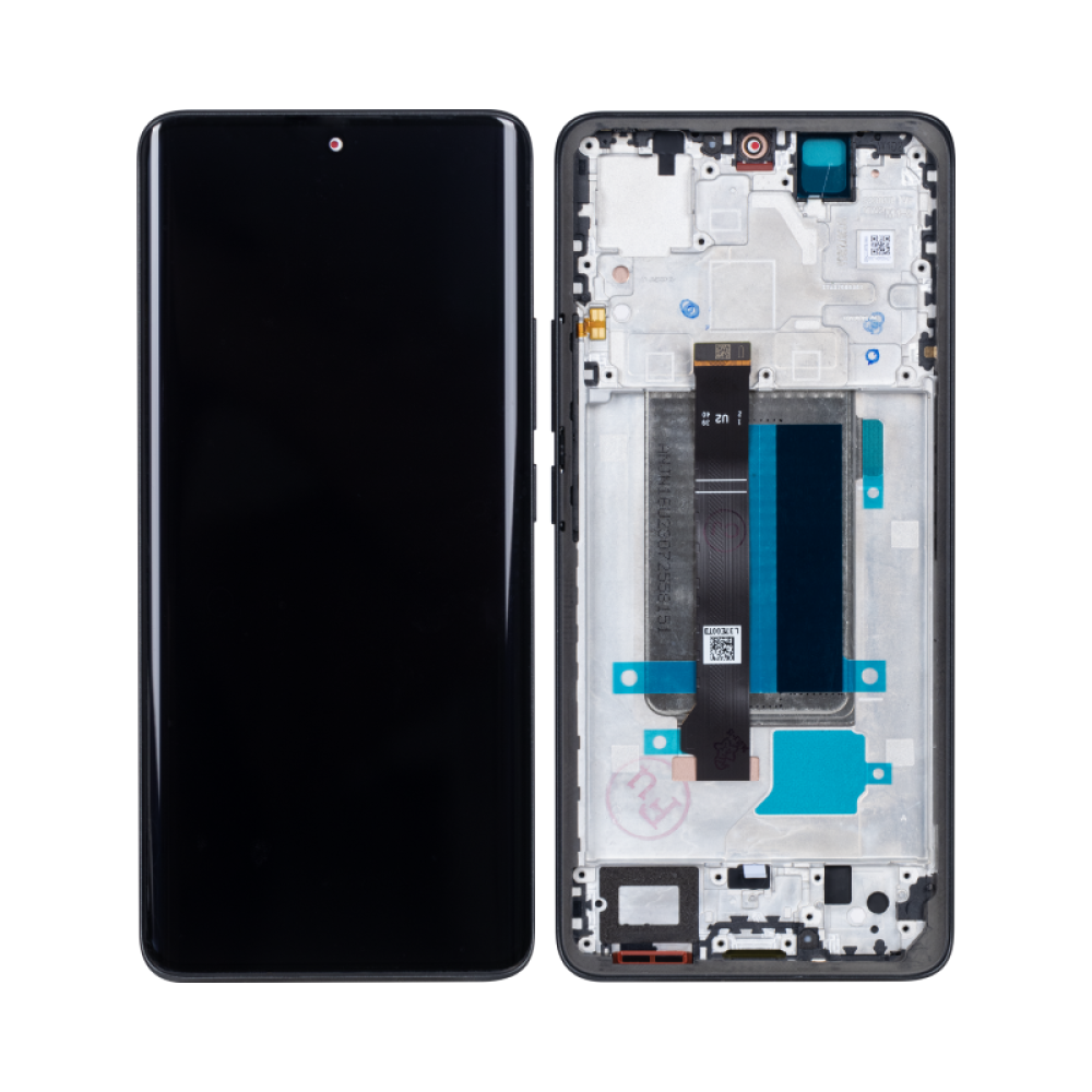 Xiaomi Redmi Note 13 Pro Plus (23090RA98C / 23090RA98G / 23090RA98I) Display + Digitizer + Frame - Black