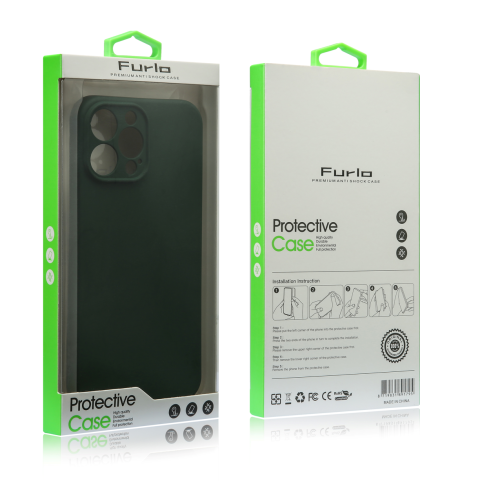 Furlo Protective Slim TPU Case for Samsung Galaxy S10 Plus - Dark Green