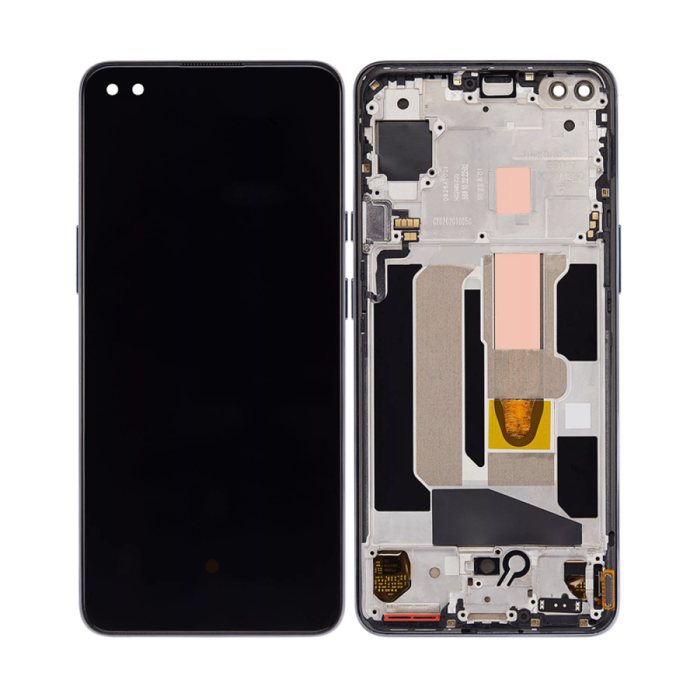 OnePlus Nord (AC2001, AC2003) Display And Digitizer With Frame Black Soft-Oled