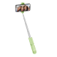 Rixus RXSF30G Mini Integrated Selfie Stick Bluetooth Green