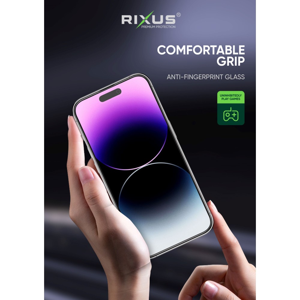 Rixus Matte Anti-Fingerprint Tempered Glass For iPhone XR, 11