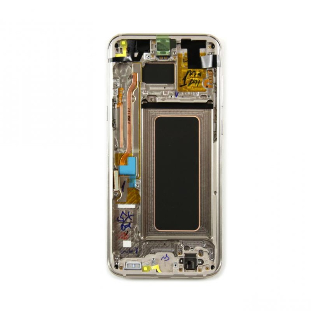 Samsung Galaxy S8 Plus G955F Display And Digitizer With Frame Marble Gold Refurbished