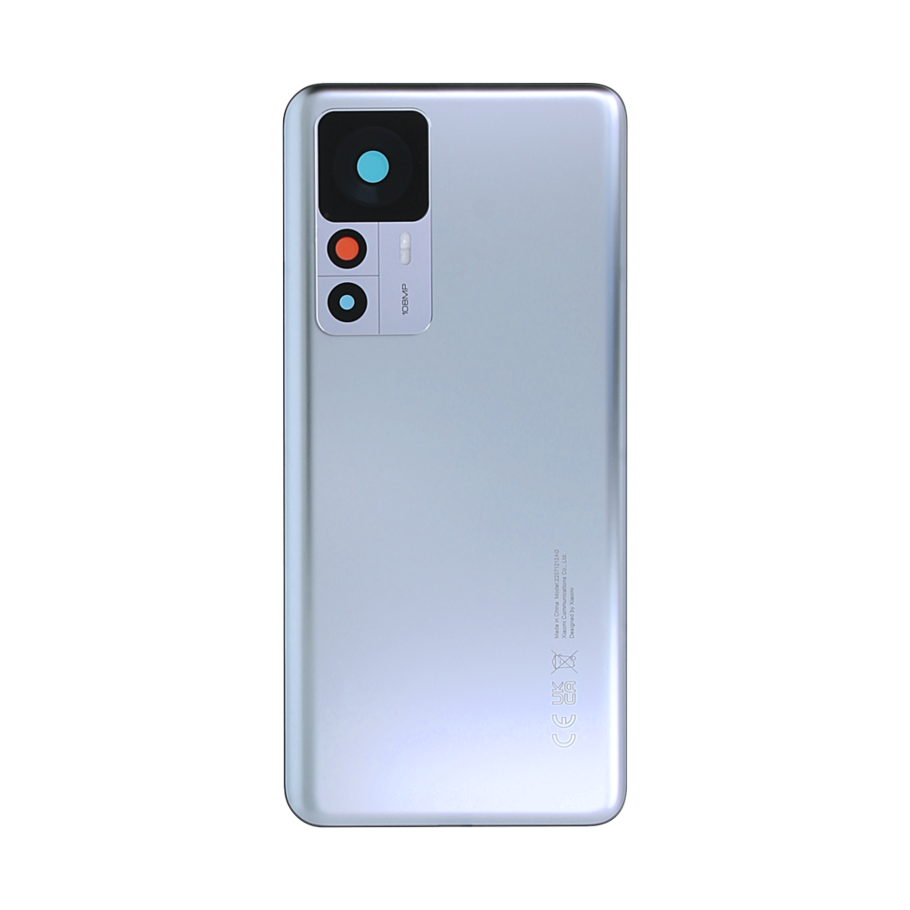 Xiaomi 12T (22071212AG) Back Cover Silver With Lens OEM