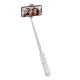 Rixus RXSF30A Mini Integrated Selfie Stick Bluetooth White