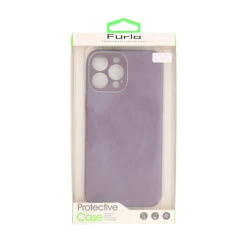 Furlo Protective Shining TPU Case For iPhone 12 Pro - Dark Purple