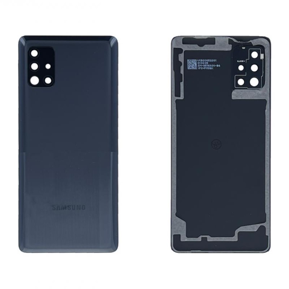 Samsung Galaxy A51 5G A516B Back Cover Prism Crush Black With Lens GH82-22938A Service Pack