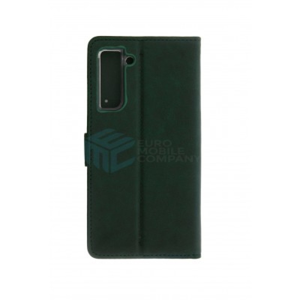 Rixus Bookcase For Samsung Galaxy A13 5G A136B Dark Green