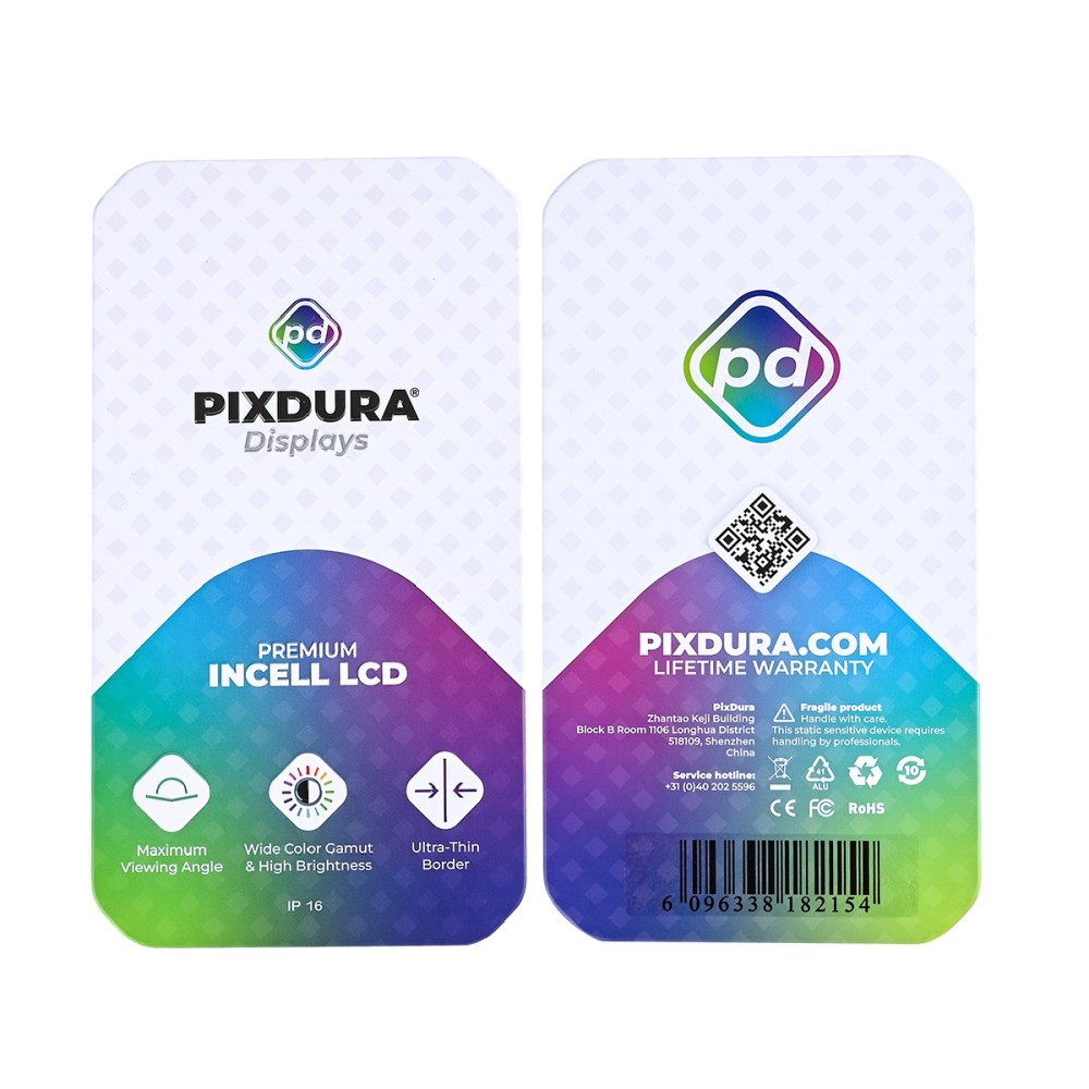 PIXDURA For iPhone 16 Display And Digitizer In-Cell Premium