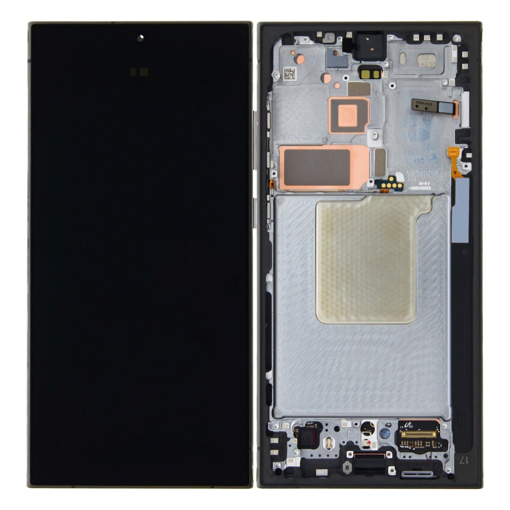 Samsung Galaxy S24 Ultra S928B Display And Digitizer With Frame Titanium Black Pre Assembled