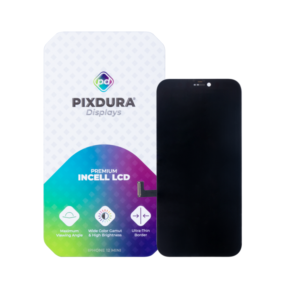 PIXDURA For iPhone 12 Mini Display And Digitizer In-Cell Premium (IC Removable)