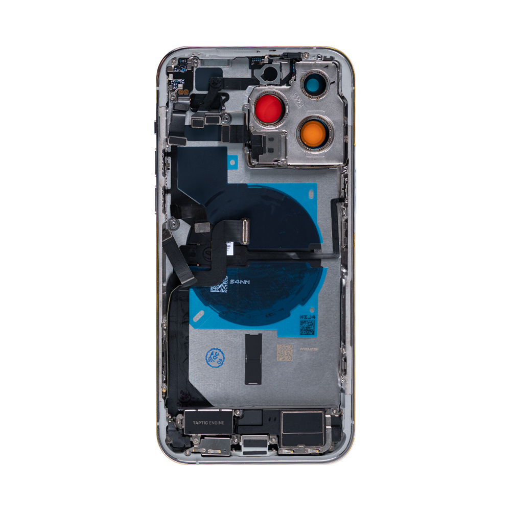 For iPhone 14 Pro Max Complete Housing Incl All Small Parts Without Battery And Back Camera Silver