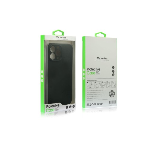 Furlo Protective Slim TPU Case for iPhone 12 - Black