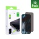 Rixus Privacy Full Curved Edge Tempered Glass For iPhone 15 (10-Pack)