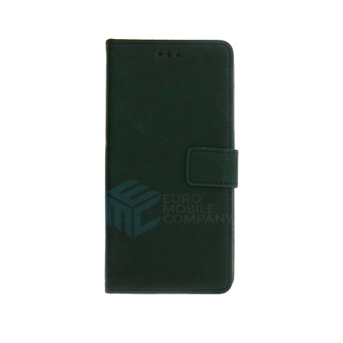 Rixus Bookcase For Samsung Galaxy A03s A037F Dark Green